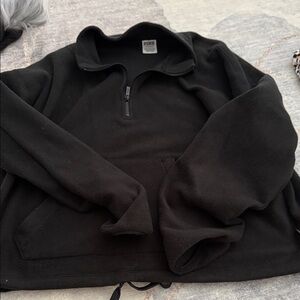 PINK Victoria's Secret Black Zip-Up Jacket